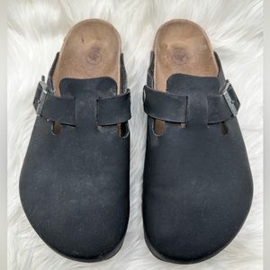 Birkenstock Black Boston Clogs Size 42